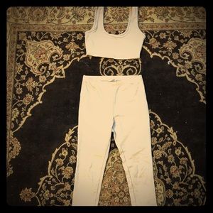 Taupe Fashion Nova two piece set